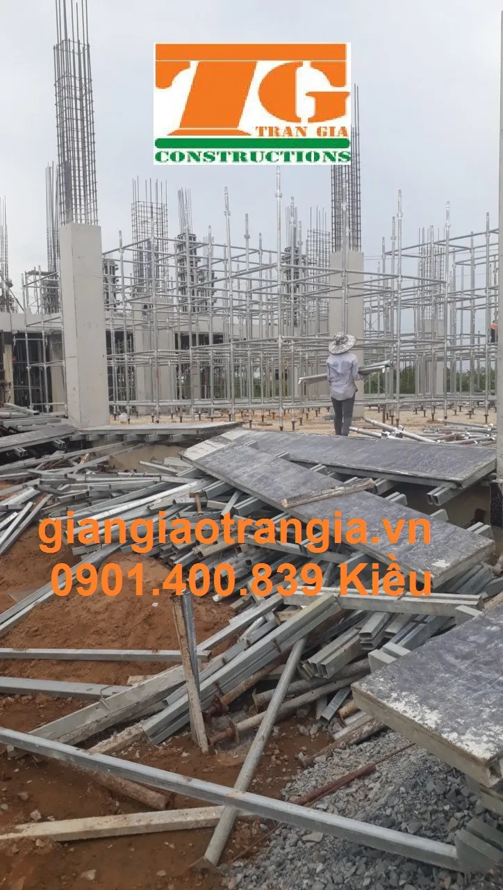 Nhà Xưởng Khu Công Nghiệp Tân Đức - Long An - Giàn Giáo Trần Gia
